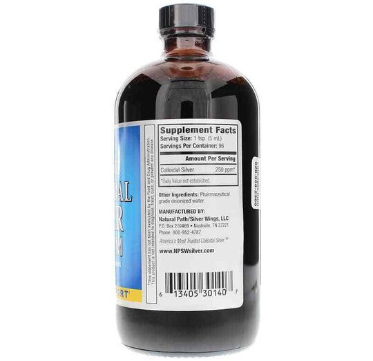 Colloidal Silver 250 PPM, NPSW